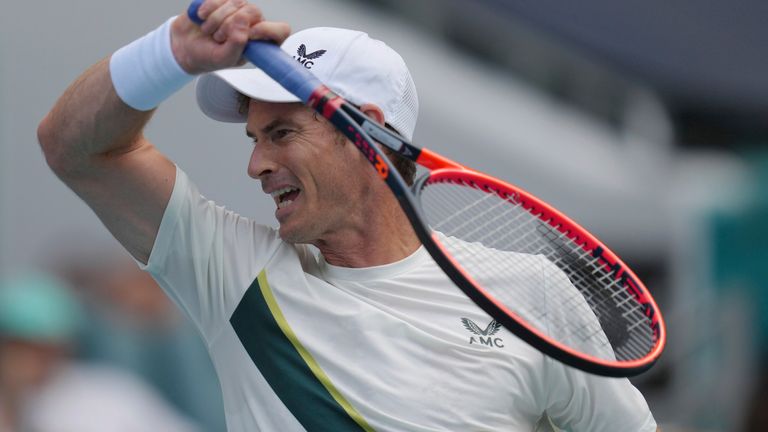 Andy Murray out of Miami Open(Associated Press)