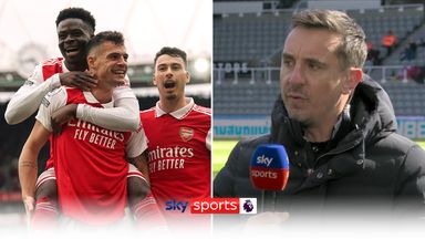 Neville: If Arsenal win at Anfield they win the Premier League