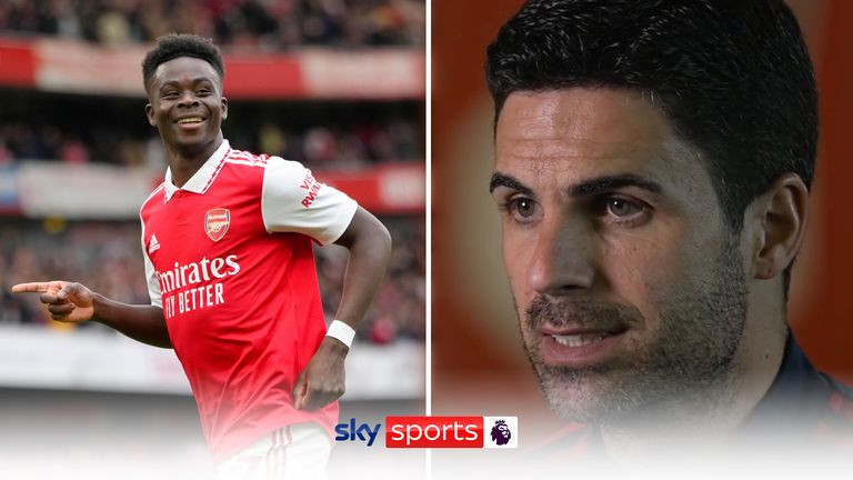 Mikel Arteta, Bukayo Saka