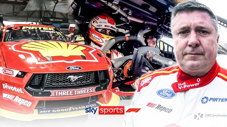 Sky F1&#39;s David Croft joined Will Davison for an exhilarating ride on a high speed lap in a V8 Supercar.