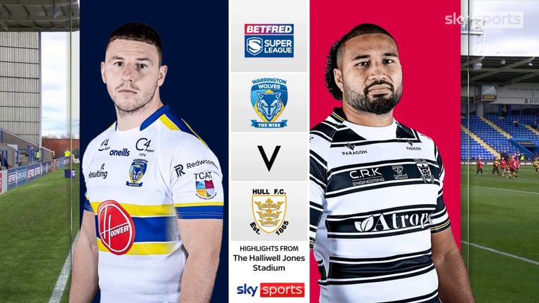 Highlights of Warrington against Hull FC in the BetFred Super League.