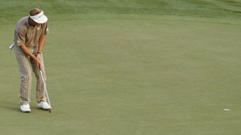 Relive how Sandy Lyle became the first British winner of The Masters during the 1988 contest