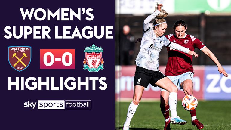 WSL West Ham v Liverpool